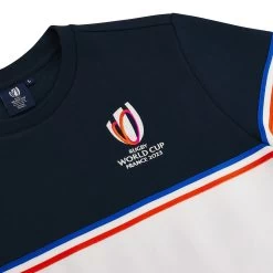 MACRON Rugby World Cup 2023 Mens Sweatshirt - Navy And White -Rugby Apparel 57127256 03