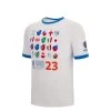 Rugby World Cup 2023 Macron Kids Flags T-Shirt - White -Rugby Apparel 57128126