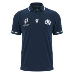 MACRON Scotland Mens Rugby World Cup 2023 Classic Home Shirt - Short