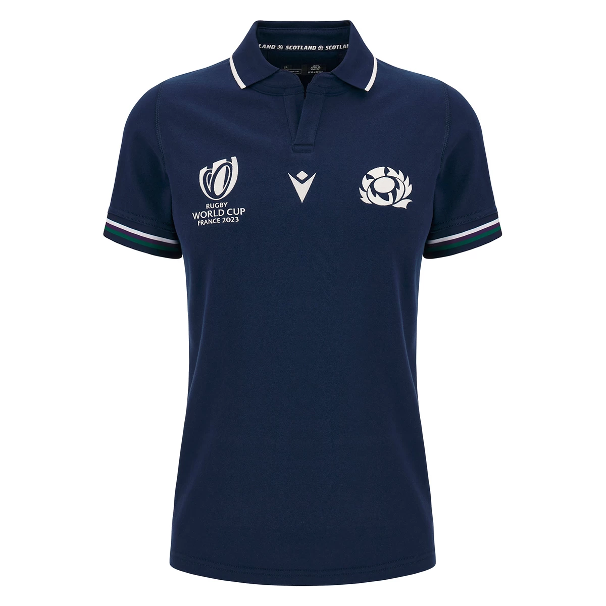 MACRON Scotland Womens Rugby World Cup 2023 Classic Home Rugby Shirt 3 MACRON Scotland Womens Rugby World Cup 2023 Classic Home Rugby Shirt