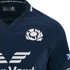 MACRON Scotland Kids Home Rugby Shirt - Short Sleeve 2024 -Rugby Apparel 58568856 03