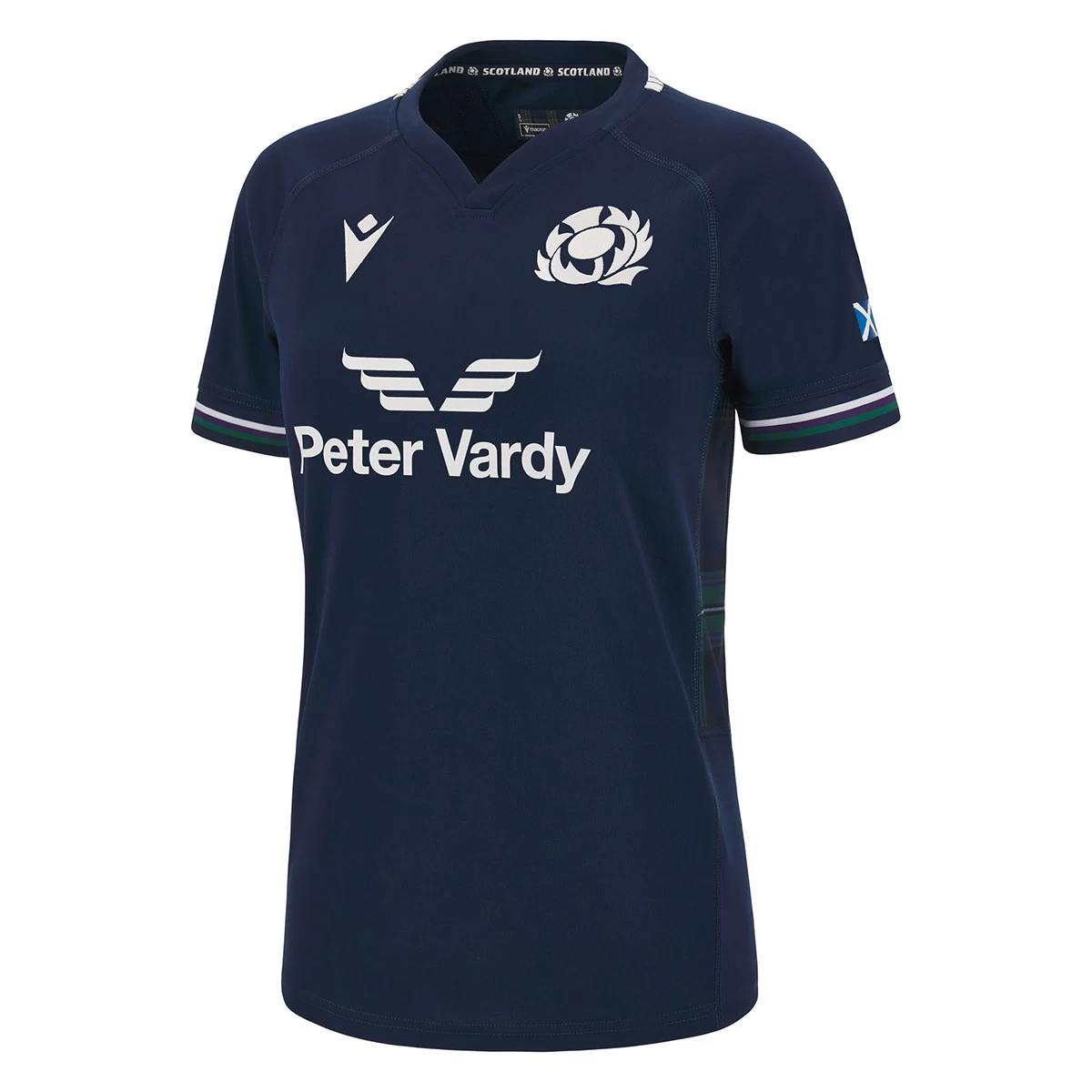 MACRON Scotland Womens Home Rugby Shirt - Short Sleeve 2024 3 MACRON Scotland Womens Home Rugby Shirt - Short Sleeve 2024