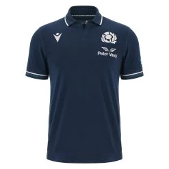 MACRON Scotland Mens Classic Home Rugby Shirt - Short Sleeve 2024