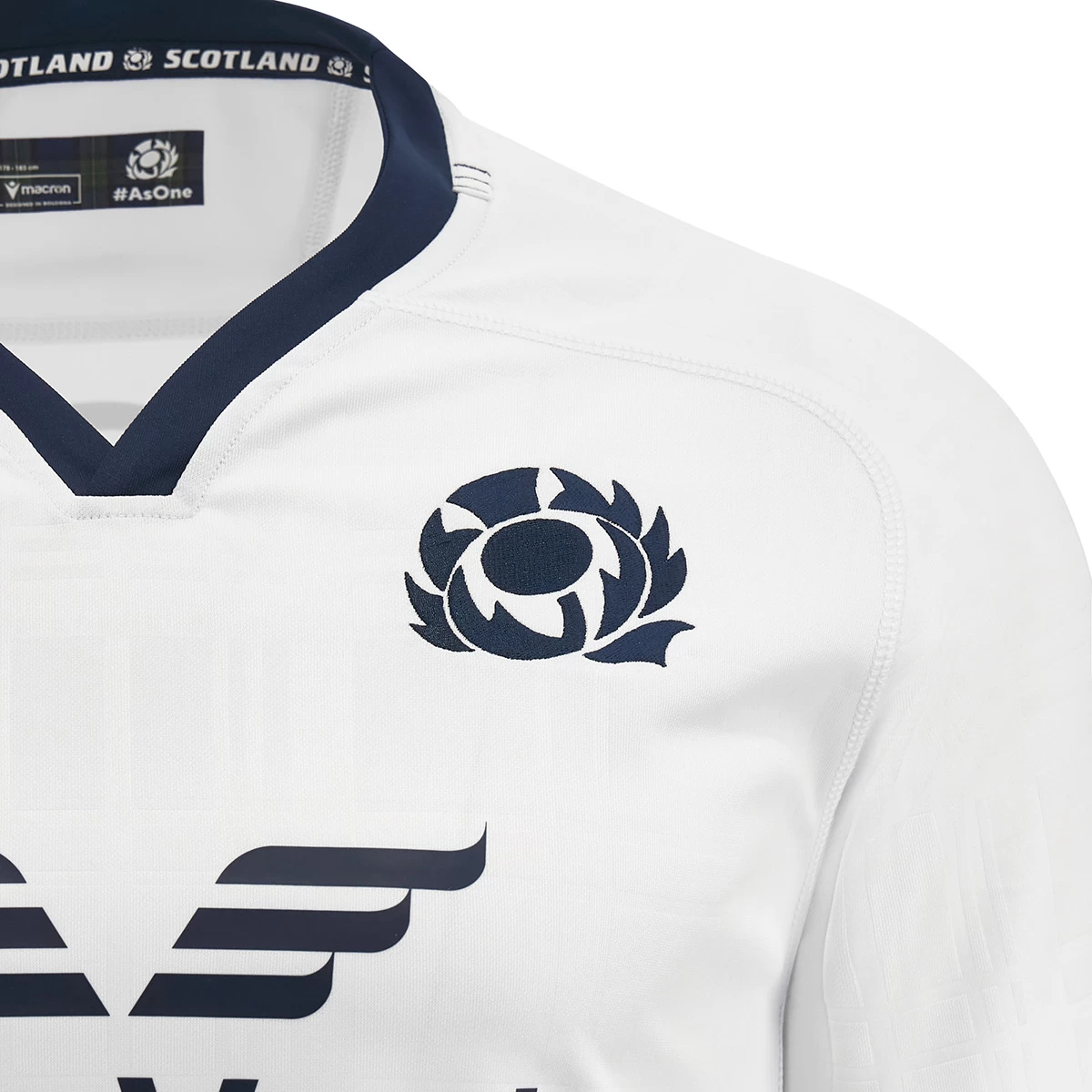 MACRON Scotland Mens Alternate Rugby Shirt - Short Sleeve 2024 5 MACRON Scotland Mens Alternate Rugby Shirt - Short Sleeve 2024 - Image 3
