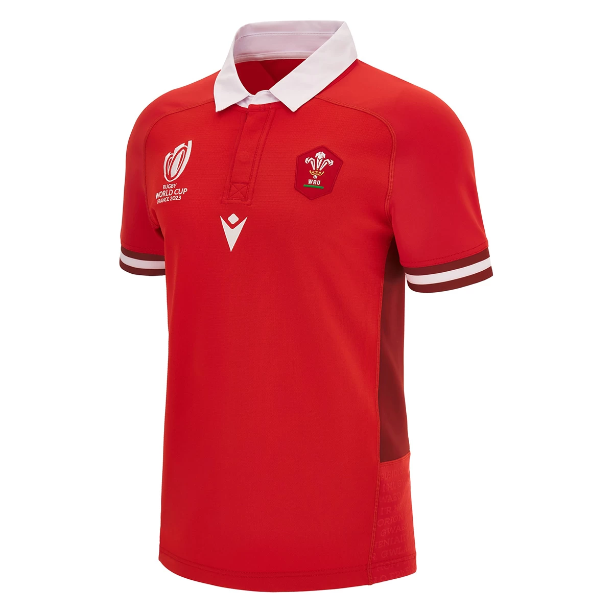 MACRON Wales Mens Rugby World Cup 2023 Limited Edition Home Shirt 3 MACRON Wales Mens Rugby World Cup 2023 Limited Edition Home Shirt