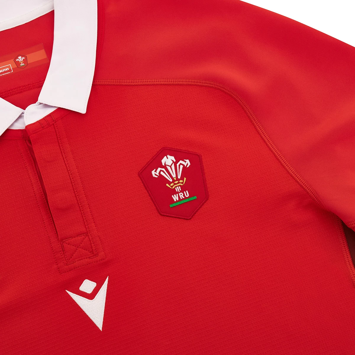 MACRON Wales Mens Rugby World Cup 2023 Limited Edition Home Shirt 6 MACRON Wales Mens Rugby World Cup 2023 Limited Edition Home Shirt - Image 4