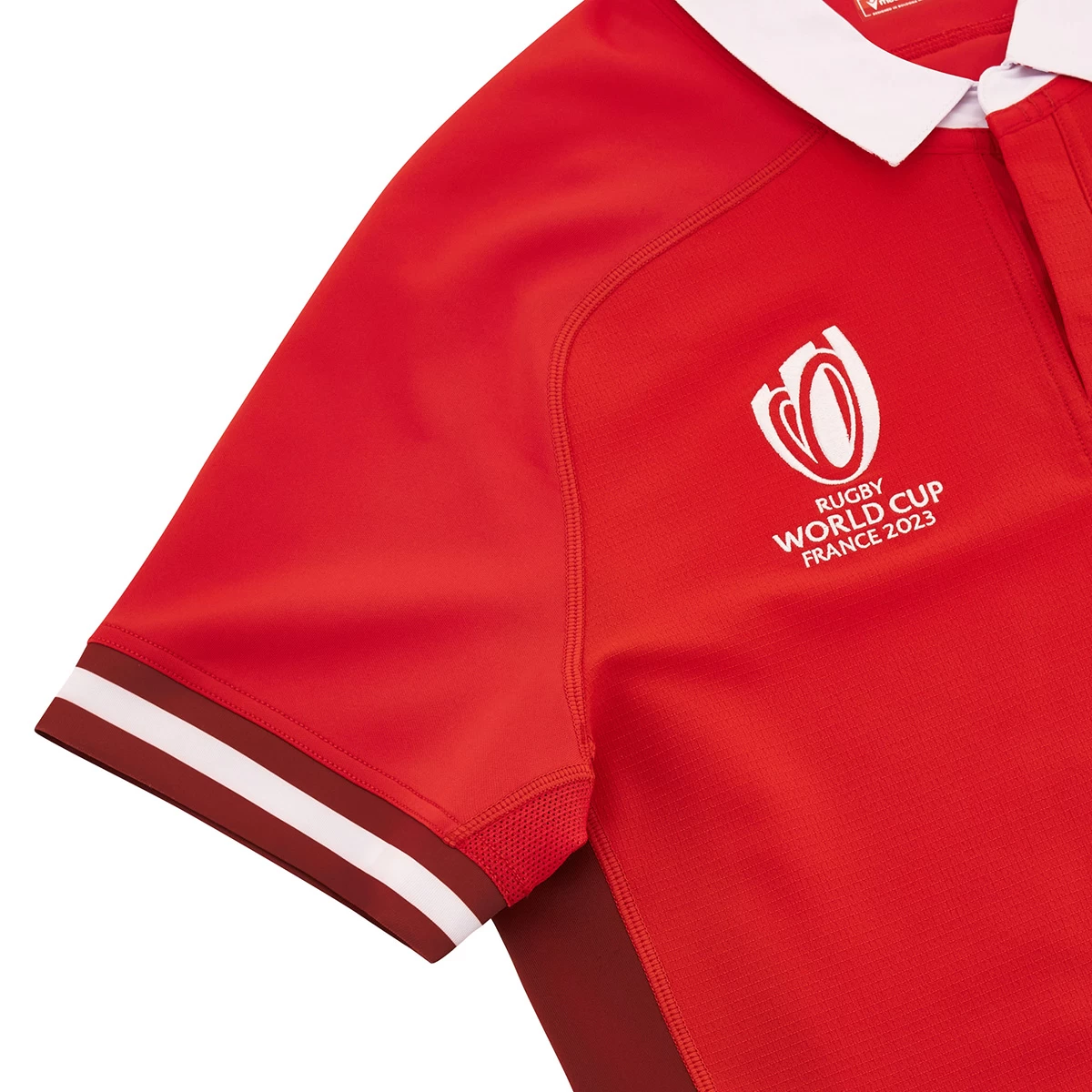 MACRON Wales Mens Rugby World Cup 2023 Limited Edition Home Shirt 7 MACRON Wales Mens Rugby World Cup 2023 Limited Edition Home Shirt - Image 5