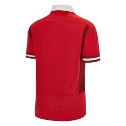 MACRON Wales Mens RWC 2023 Quarter Finals Rugby Shirt -Rugby Apparel 58569046 back