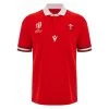 MACRON Wales Mens Rugby World Cup 2023 Classic Home Shirt -Short Sleeve -Rugby Apparel 58569048
