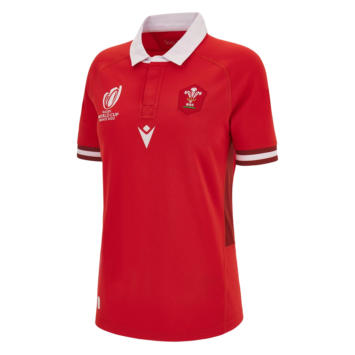 MACRON Wales Womens Rugby World Cup 2023 Home Rugby Shirt 3 MACRON Wales Womens Rugby World Cup 2023 Home Rugby Shirt