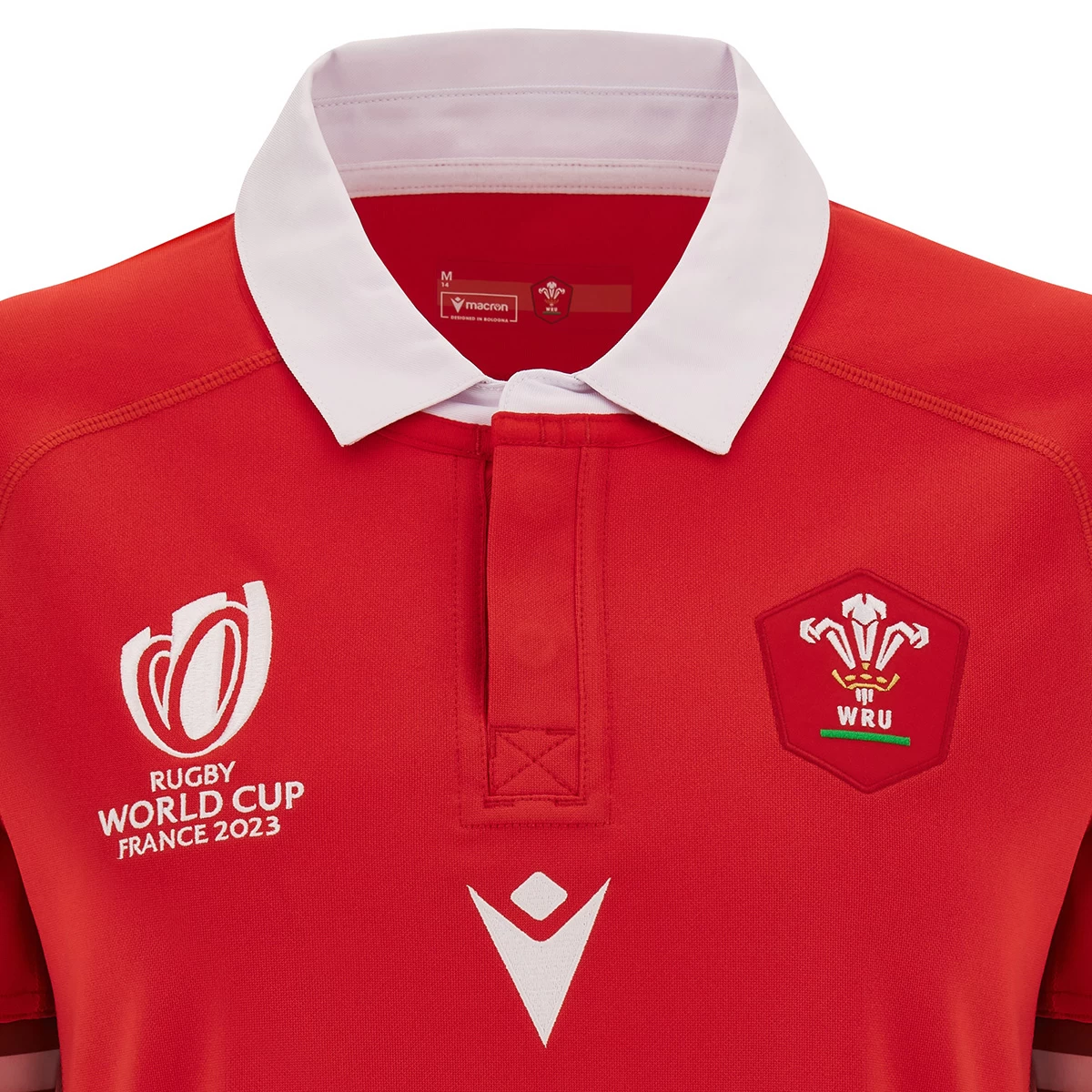 MACRON Wales Womens Rugby World Cup 2023 Home Rugby Shirt 5 MACRON Wales Womens Rugby World Cup 2023 Home Rugby Shirt - Image 3