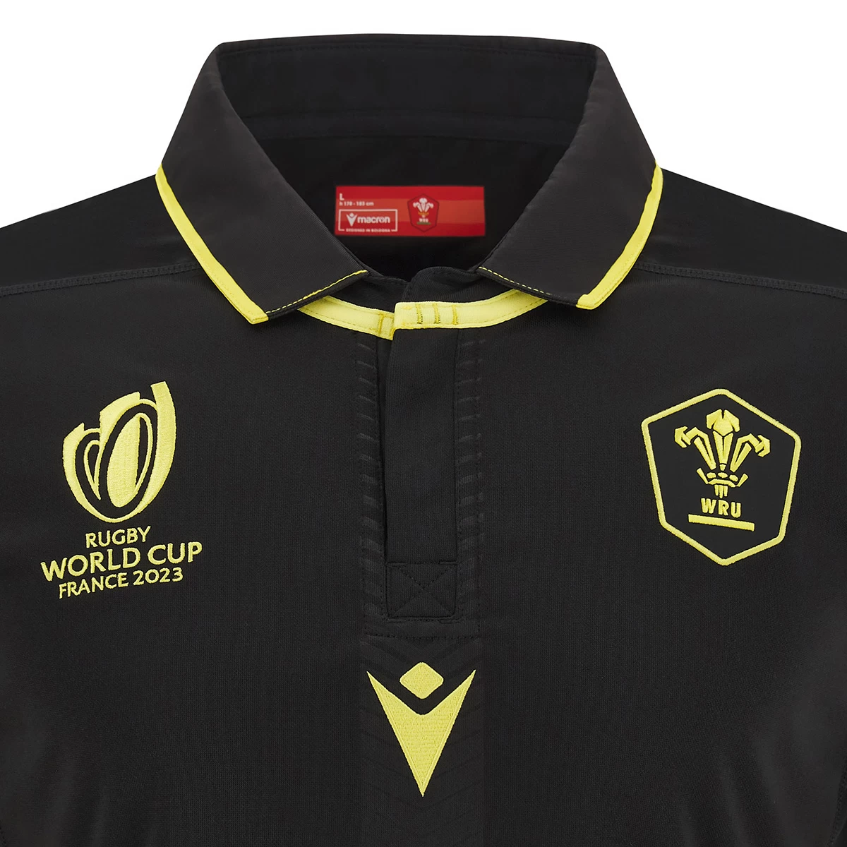 MACRON Wales Mens Rugby World Cup 2023 Alternate Rugby Shirt 5 MACRON Wales Mens Rugby World Cup 2023 Alternate Rugby Shirt - Image 3