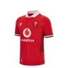MACRON Wales Kids Home Rugby Shirt - Short Sleeve 2024 -Rugby Apparel 58569143