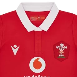 MACRON Wales Toddlers Home Rugby Shirt - Short Sleeve 2024 -Rugby Apparel 58569148 03