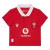 MACRON Wales Babies Home Rugby Shirt - Short Sleeve 2024 -Rugby Apparel 58569149