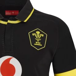 MACRON Wales Kids Alternate Rugby Shirt - Short Sleeve 2024 -Rugby Apparel 58569152 03
