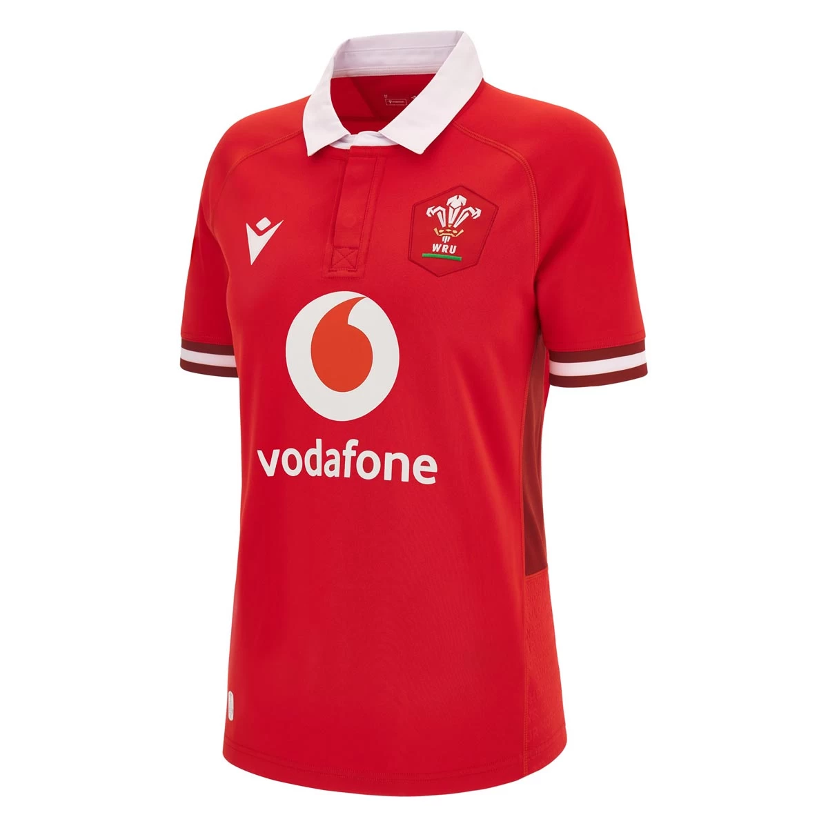 MACRON Wales Womens Home Rugby Shirt - Short Sleeve 2024 3 MACRON Wales Womens Home Rugby Shirt - Short Sleeve 2024