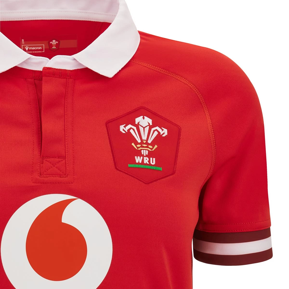 MACRON Wales Womens Home Rugby Shirt - Short Sleeve 2024 5 MACRON Wales Womens Home Rugby Shirt - Short Sleeve 2024 - Image 3