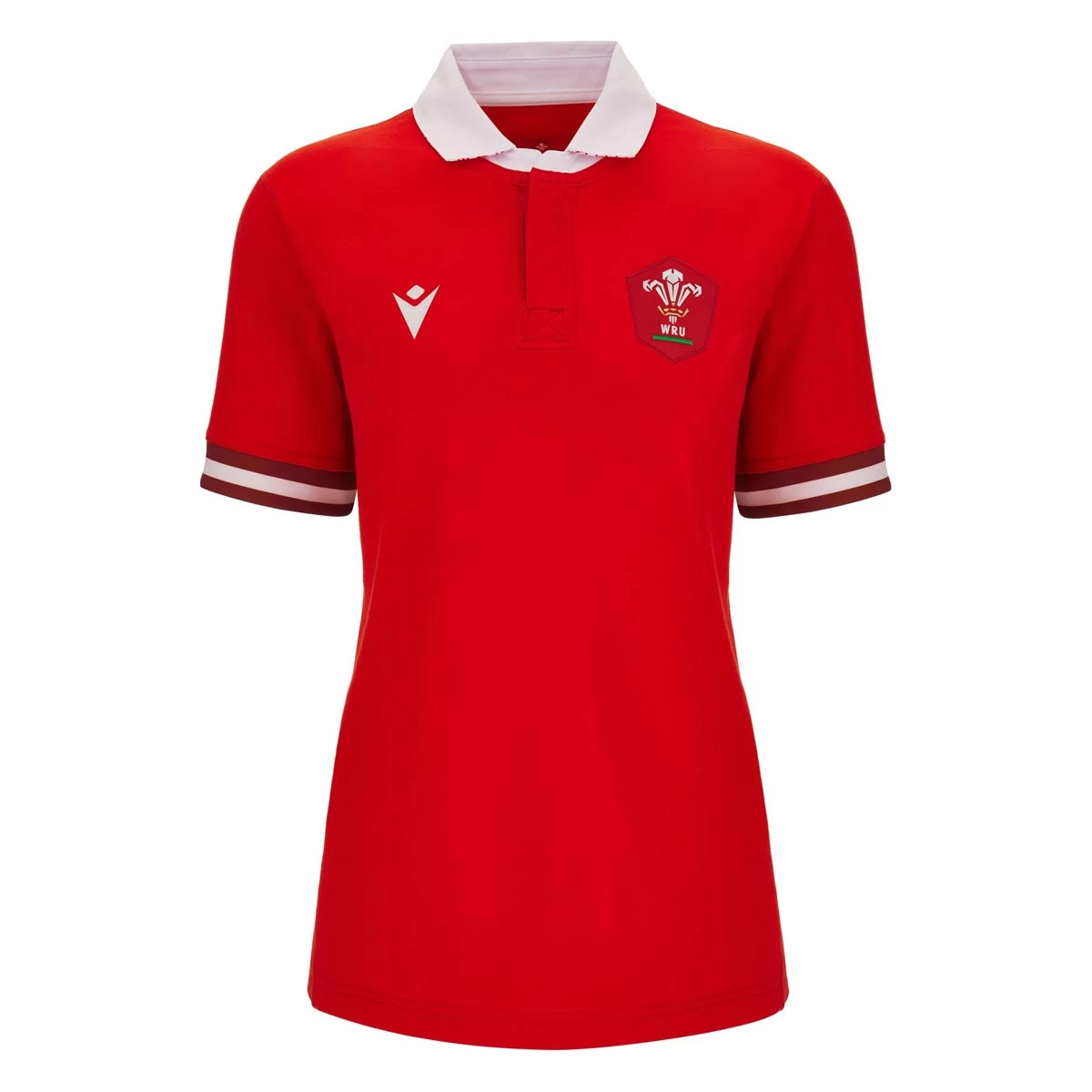 MACRON Wales Womens Classic Home Rugby Shirt - 2024 3 MACRON Wales Womens Classic Home Rugby Shirt - 2024