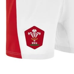 MACRON Wales Kids Home Rugby Shorts - 2024 9 MACRON Wales Kids Home Rugby Shorts - 2024 -Rugby Apparel 58569631 03