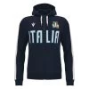 MACRON Italy Mens Travel Full Zip Hoodie - Navy 2024 -Rugby Apparel 58571550