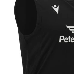 MACRON Scotland Mens Training Gym Vest - Black 2024 -Rugby Apparel 58575017 04