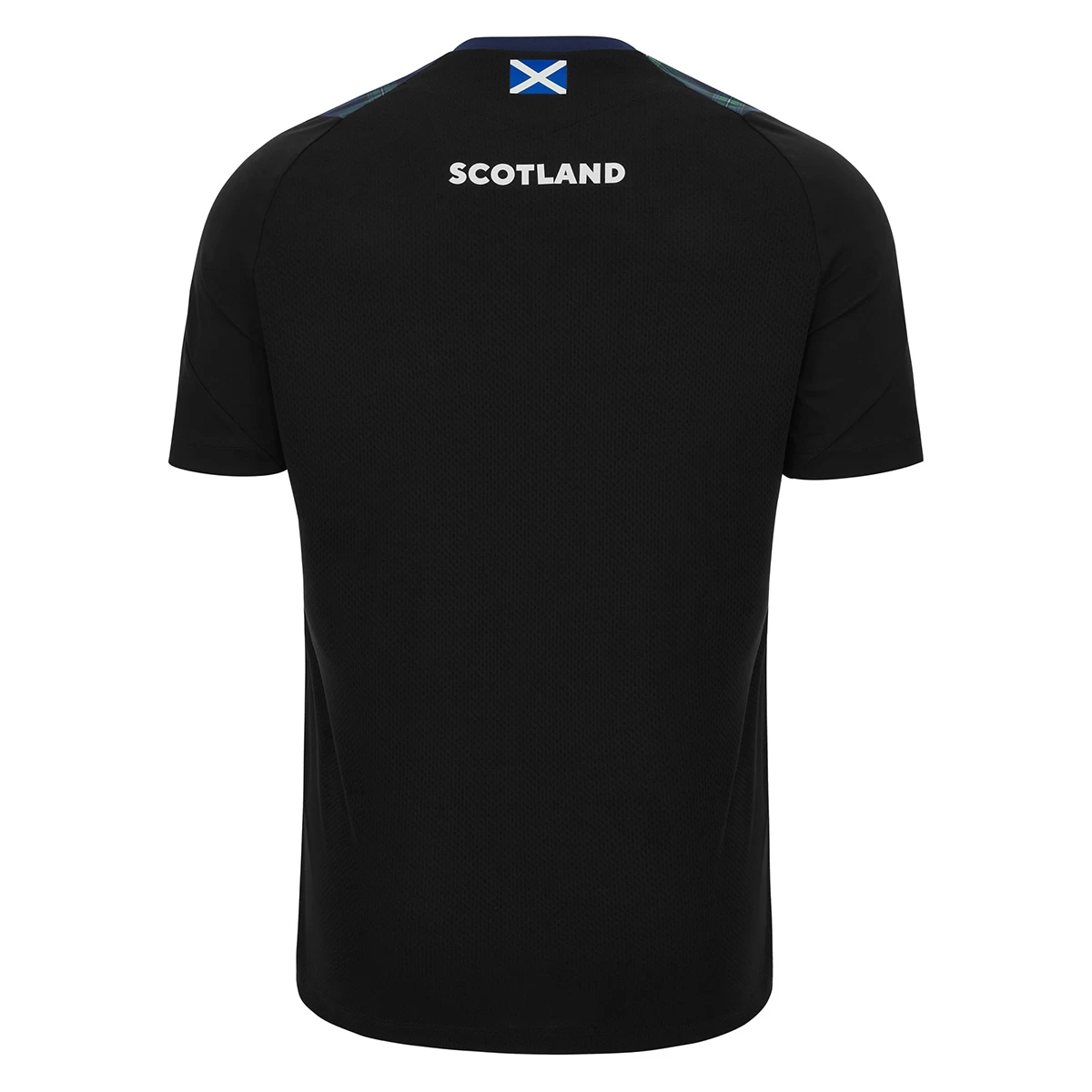 MACRON Scotland Mens Training Gym T-Shirt - Black 2024 4 MACRON Scotland Mens Training Gym T-Shirt - Black 2024 - Image 2