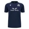MACRON Scotland Mens Training Gym T-Shirt - Blurple 2024 -Rugby Apparel 58575021