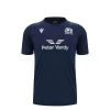 MACRON Scotland Kids Training Gym T-Shirt - Blurple 2024 -Rugby Apparel 58575022