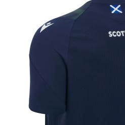 MACRON Scotland Kids Training Gym T-Shirt - Blurple 2024 -Rugby Apparel 58575022 04