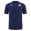 MACRON Scotland Mens Travel Polycotton T-Shirt - Blurple 2024 -Rugby Apparel 58575043