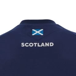 MACRON Scotland Mens Travel Polycotton T-Shirt - Blurple 2024 -Rugby Apparel 58575043 04