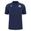 MACRON Scotland Mens Travel Poly Polo Shirt - Blurple 2024 -Rugby Apparel 58575047