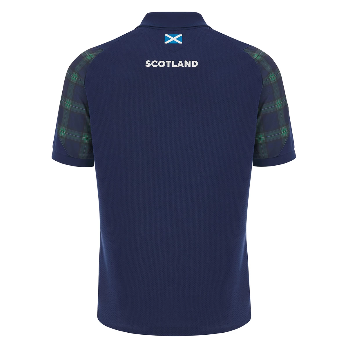 MACRON Scotland Mens Travel Poly Polo Shirt - Blurple 2024 4 MACRON Scotland Mens Travel Poly Polo Shirt - Blurple 2024 - Image 2