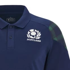 MACRON Scotland Mens Travel Poly Polo Shirt - Blurple 2024 8 MACRON Scotland Mens Travel Poly Polo Shirt - Blurple 2024 -Rugby Apparel 58575047 03