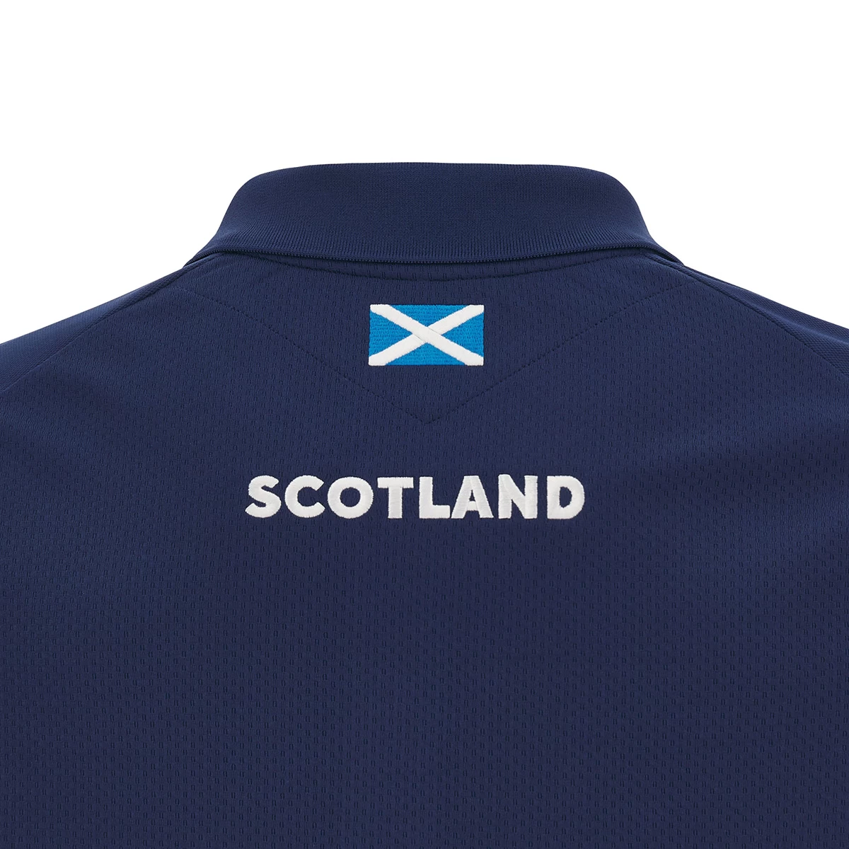 MACRON Scotland Mens Travel Poly Polo Shirt - Blurple 2024 6 MACRON Scotland Mens Travel Poly Polo Shirt - Blurple 2024 - Image 4