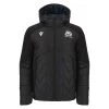 MACRON Scotland Mens Bomber Jacket - Black 2024 -Rugby Apparel 58575065