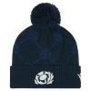 MACRON Scotland Adults Thistle Pom Pom Beanie - Navy 2024 -Rugby Apparel 58575094