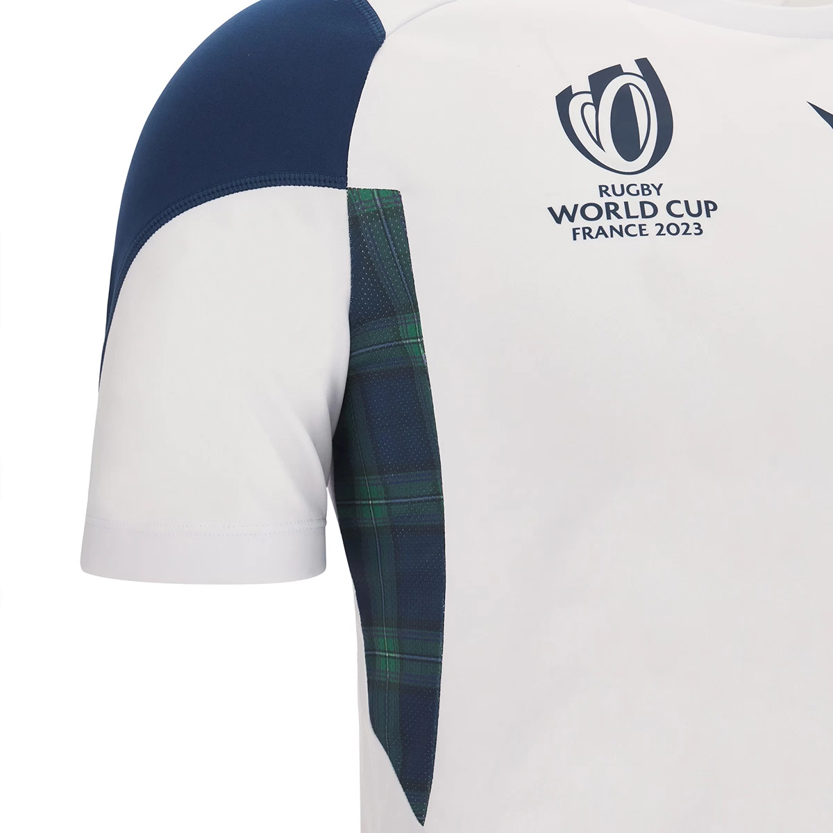 MACRON Scotland Kids Rugby World Cup 2023 Training T-Shirt - White 6 MACRON Scotland Kids Rugby World Cup 2023 Training T-Shirt - White - Image 4