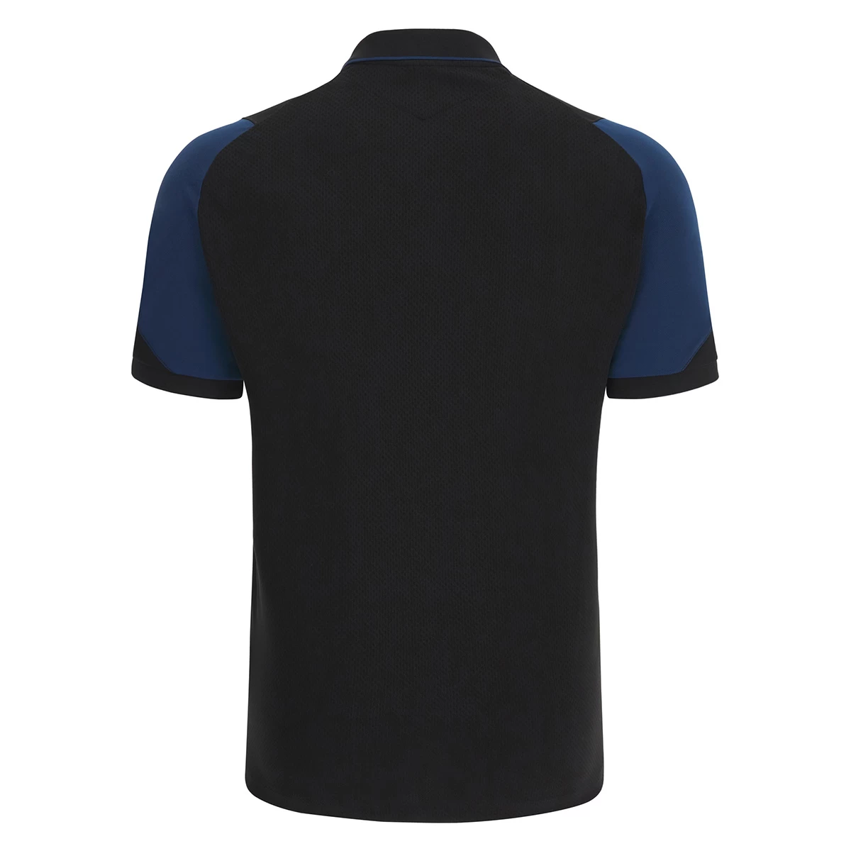 MACRON Scotland Mens Rugby World Cup 2023 Travel Polo - Black 4 MACRON Scotland Mens Rugby World Cup 2023 Travel Polo - Black - Image 2