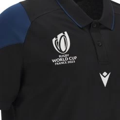 MACRON Scotland Mens Rugby World Cup 2023 Travel Polo - Black 10 MACRON Scotland Mens Rugby World Cup 2023 Travel Polo - Black -Rugby Apparel 58575121 04