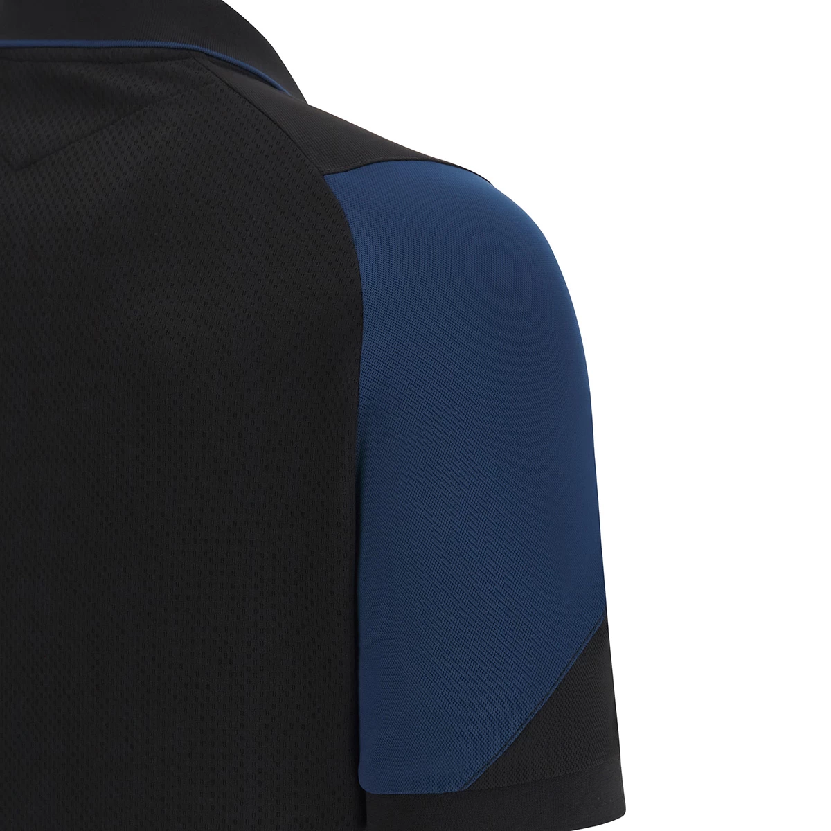 MACRON Scotland Mens Rugby World Cup 2023 Travel Polo - Black 7 MACRON Scotland Mens Rugby World Cup 2023 Travel Polo - Black - Image 5