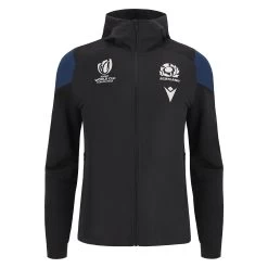MACRON Scotland Mens Rugby World Cup 2023 Travel Full Zip Hoodie