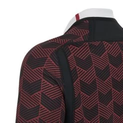 MACRON Wales Mens Training Rugby Shirt - Short Sleeve Black 2024 -Rugby Apparel 58575178 04