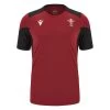 MACRON Wales Mens Training Gym T-Shirt - Cardinal Red 2024 1 MACRON Wales Mens Training Gym T-Shirt - Cardinal Red 2024 -Rugby Apparel 58575187