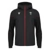 MACRON Wales Mens Travel Full Zip Hoodie - Black 2024 2 MACRON Wales Mens Travel Full Zip Hoodie - Black 2024 -Rugby Apparel 58575203