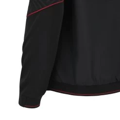 MACRON Wales Mens Travel Full Zip Hoodie - Black 2024 -Rugby Apparel 58575203 05