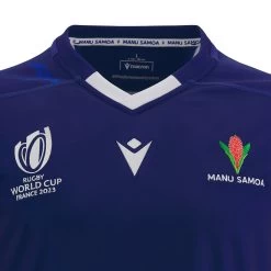 MACRON Samoa Kids Rugby World Cup 2023 Home Rugby Shirt - Short Sleeve -Rugby Apparel 58586052 03 k