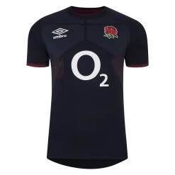 UMBRO England Mens Alternate Rugby Shirt - Short Sleeve 2024