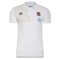 UMBRO England Mens Polo - Brilliant White 2024